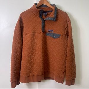 Patagonia Organic Cotton Quilt Snap Pullover. Large. MENS